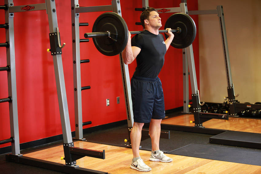 Barbell Squat — starting position
