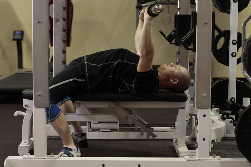 Bench Press - Powerlifting — starting position