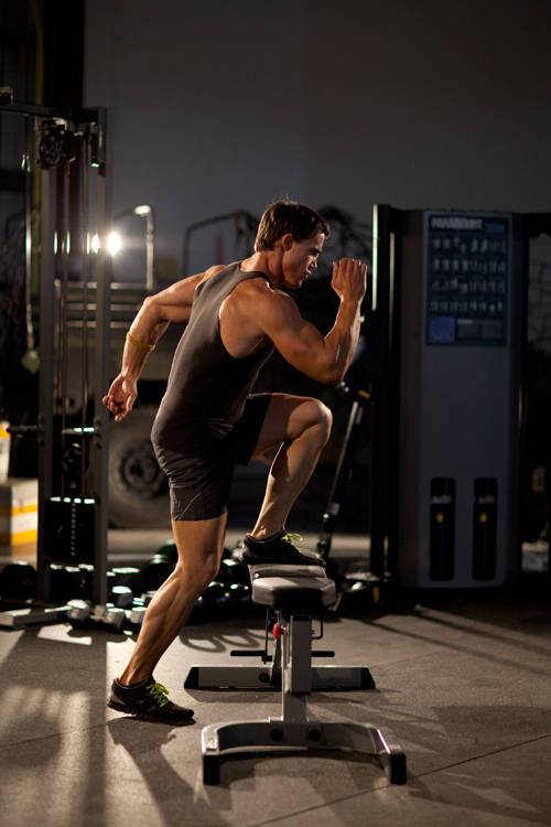 Bench Sprint — starting position