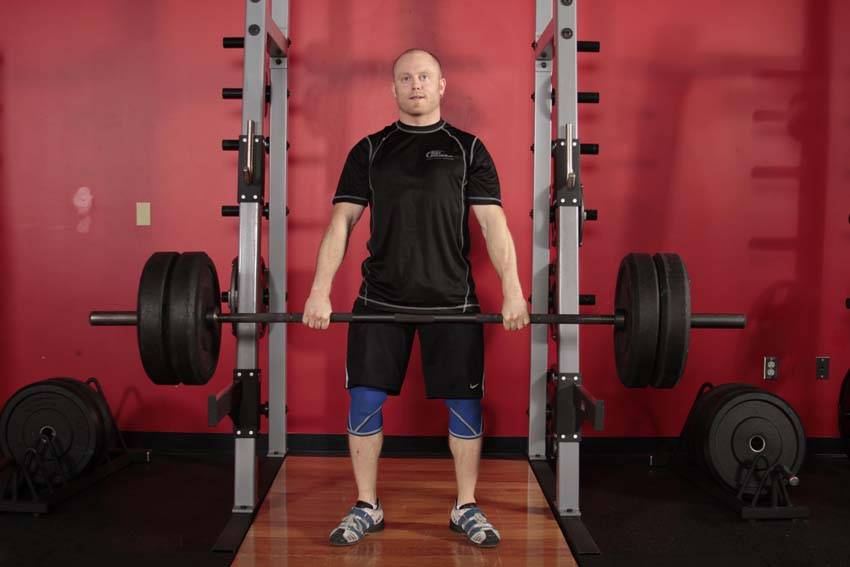 Clean Shrug — starting position
