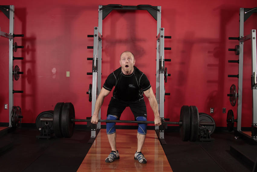 Clean and Jerk — starting position