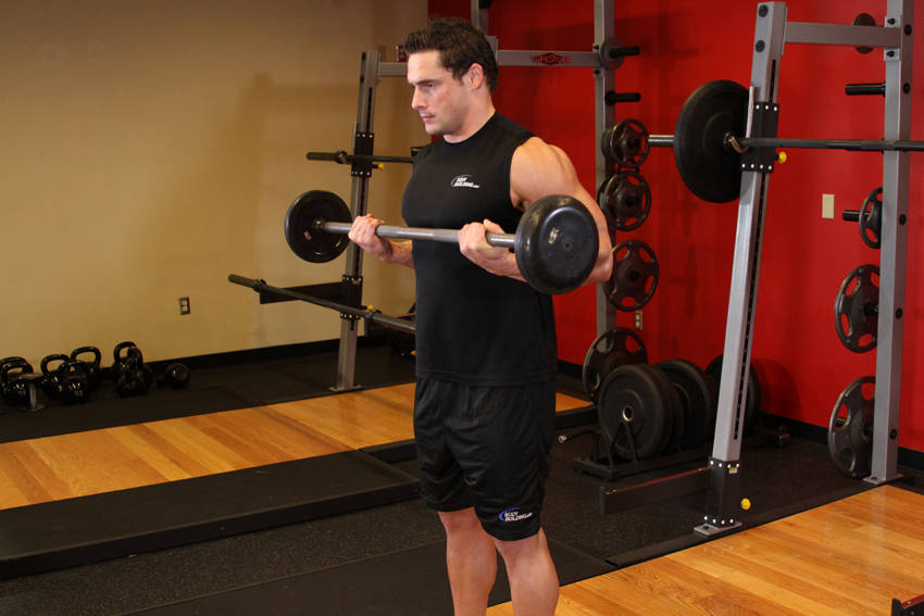 Drag Curl — end position