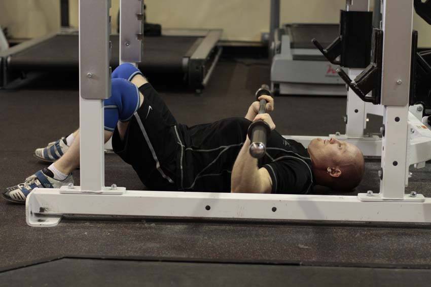 Floor Press — end position