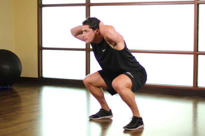 Frog Hops — end position