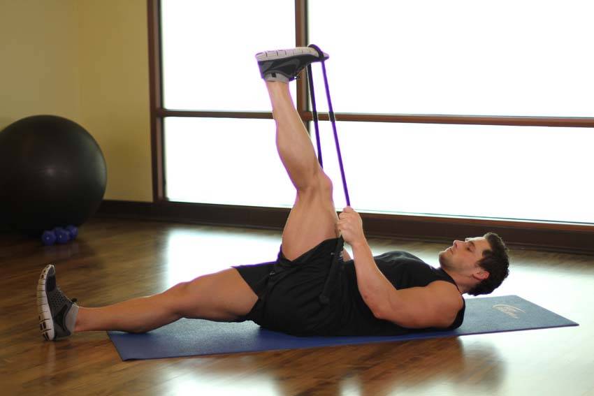 Hamstring Stretch — end position