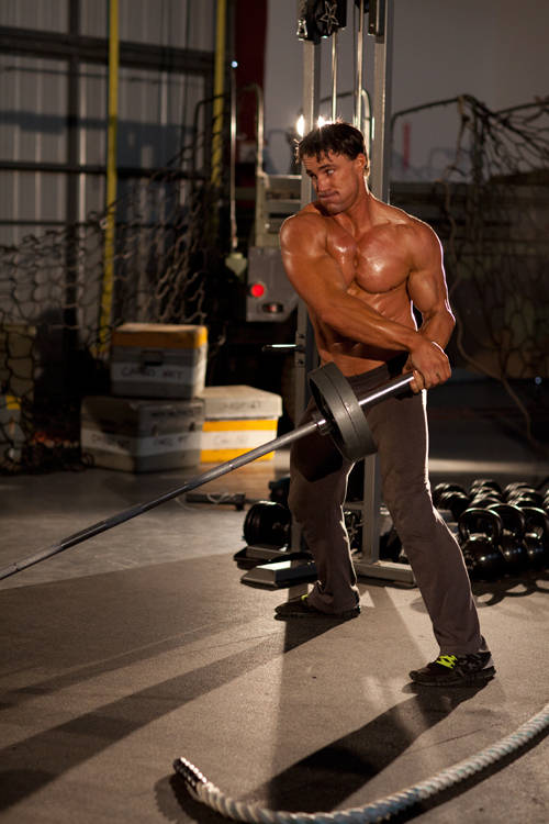 Landmine 180's — starting position