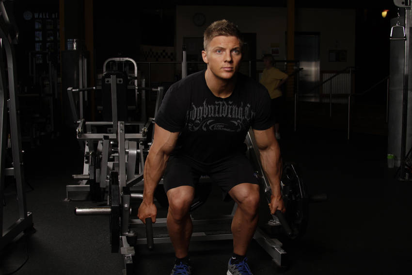 Leverage Deadlift — starting position