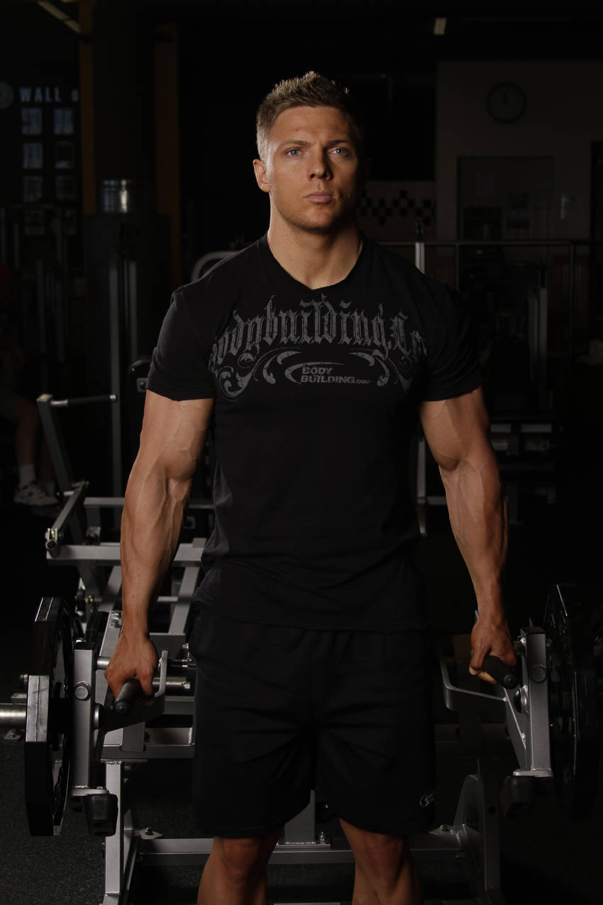 Leverage Shrug — starting position