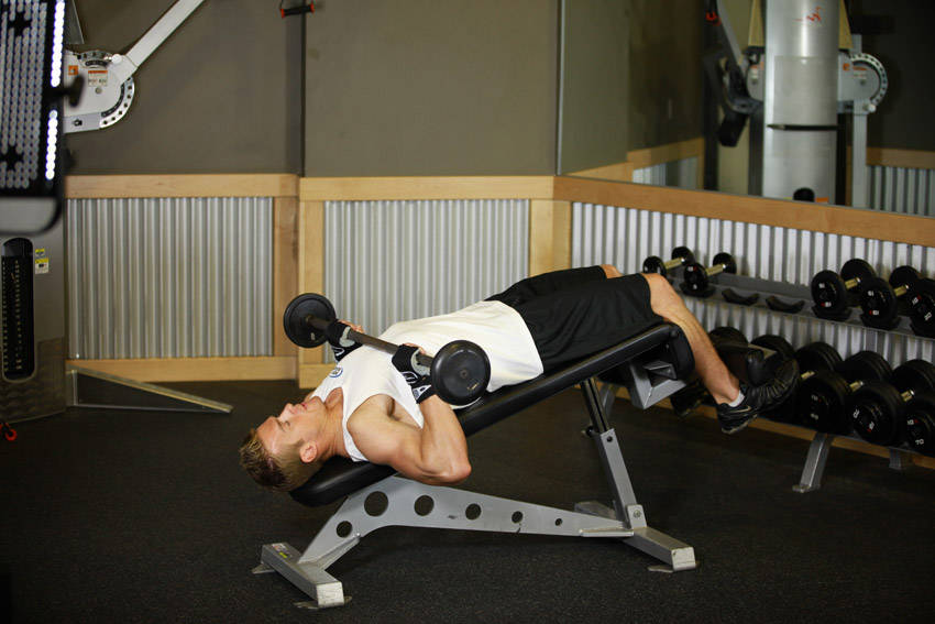 Press Sit-Up — starting position