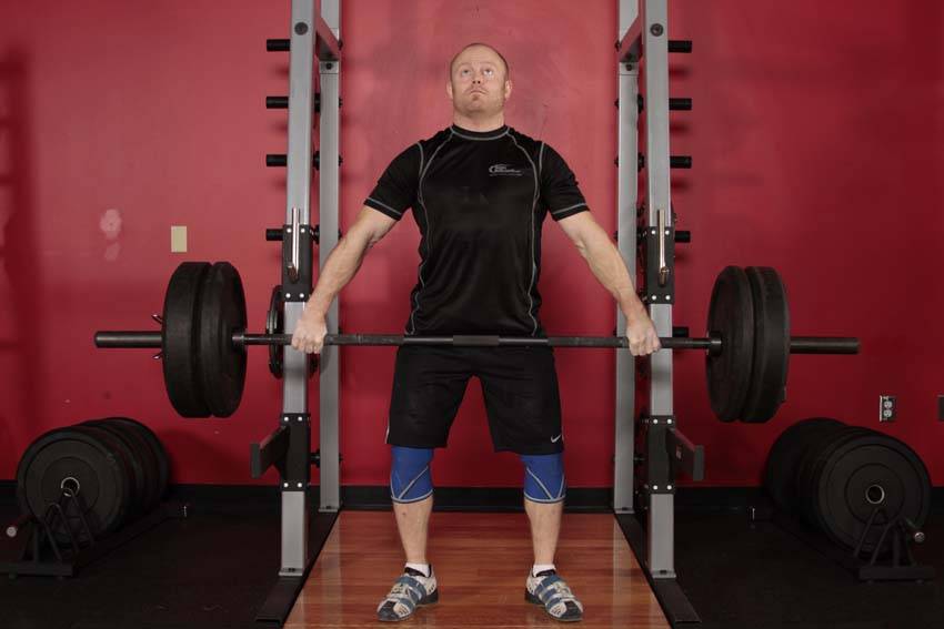 Snatch Shrug — starting position